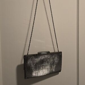 Elegant Silver Evening Clutch